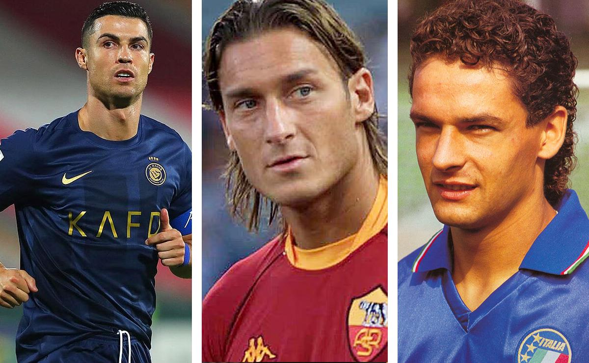 ronaldo, totti, baggio