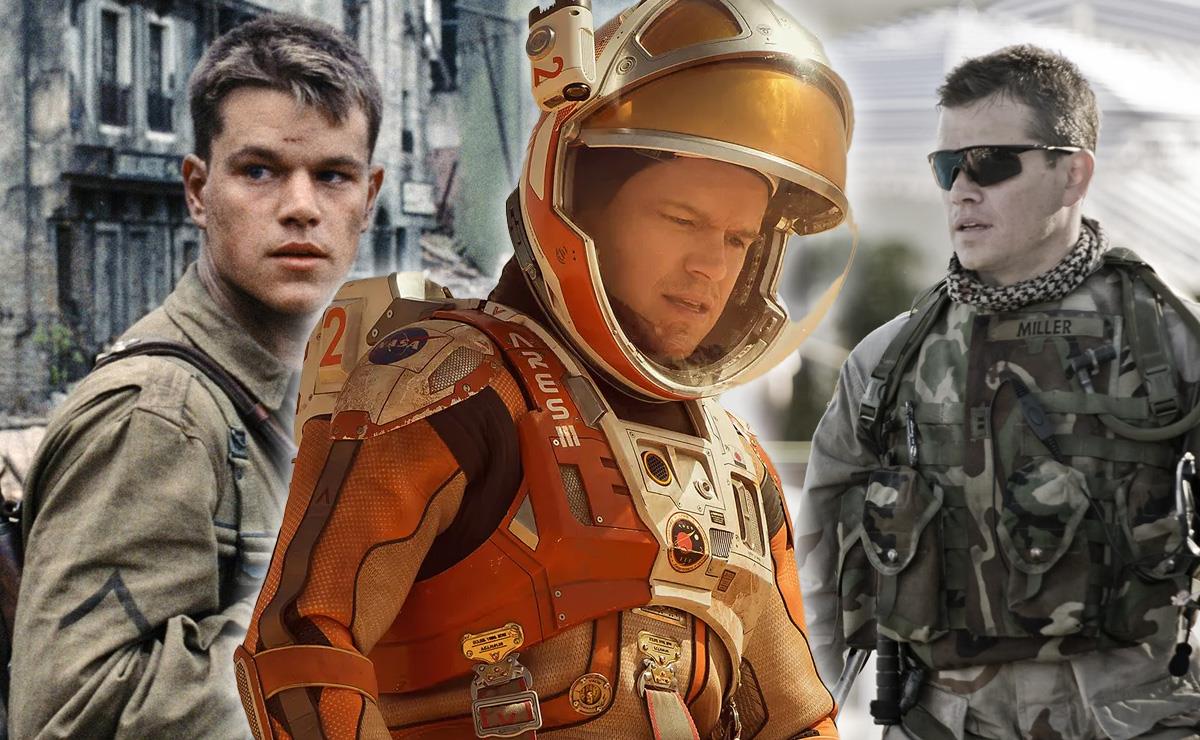 Fil in cui Matt Damon viene recuperato o salvato