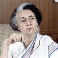 Indira Gandhi  | Wikimedia Commons