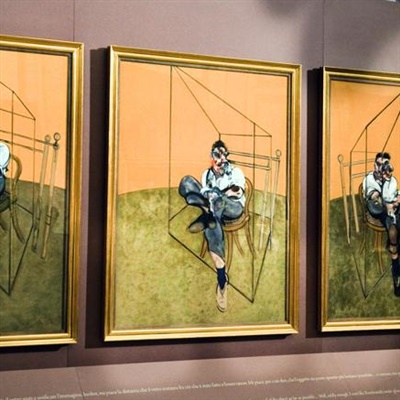 Three Studies of Lucian Freud